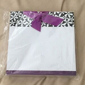 Purple and Black paper pad, 300 sheets